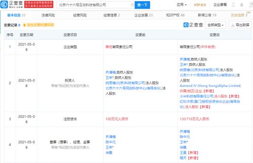 小米投資六十六號(hào)互動(dòng)科技，布局教育機(jī)器人及數(shù)據(jù)處理領(lǐng)域